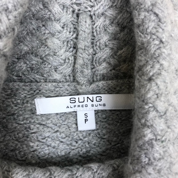 Alfred Sung Wool Blend Turtleneck Sz S - Picture 6 of 10